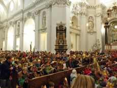 Bundesweite Eröffnung der Sternsingeraktion in Fulda (Foto: Karl-Franz Thiede)